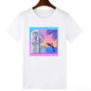 Neuestes Mode David Michelangelo Bedrucktes Grafik-T-Shirt Statue Kaugummi kauend Mode-Print Lustiges Harajuku-T-Shirt
