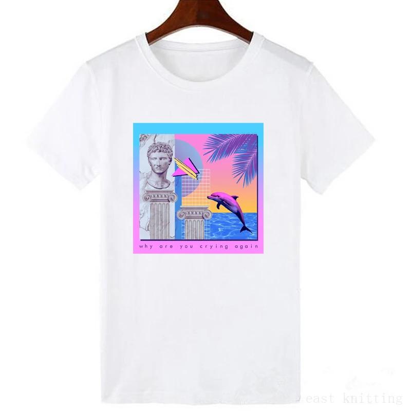 Neuestes Mode David Michelangelo Bedrucktes Grafik-T-Shirt Statue Kaugummi kauend Mode-Print Lustiges Harajuku-T-Shirt