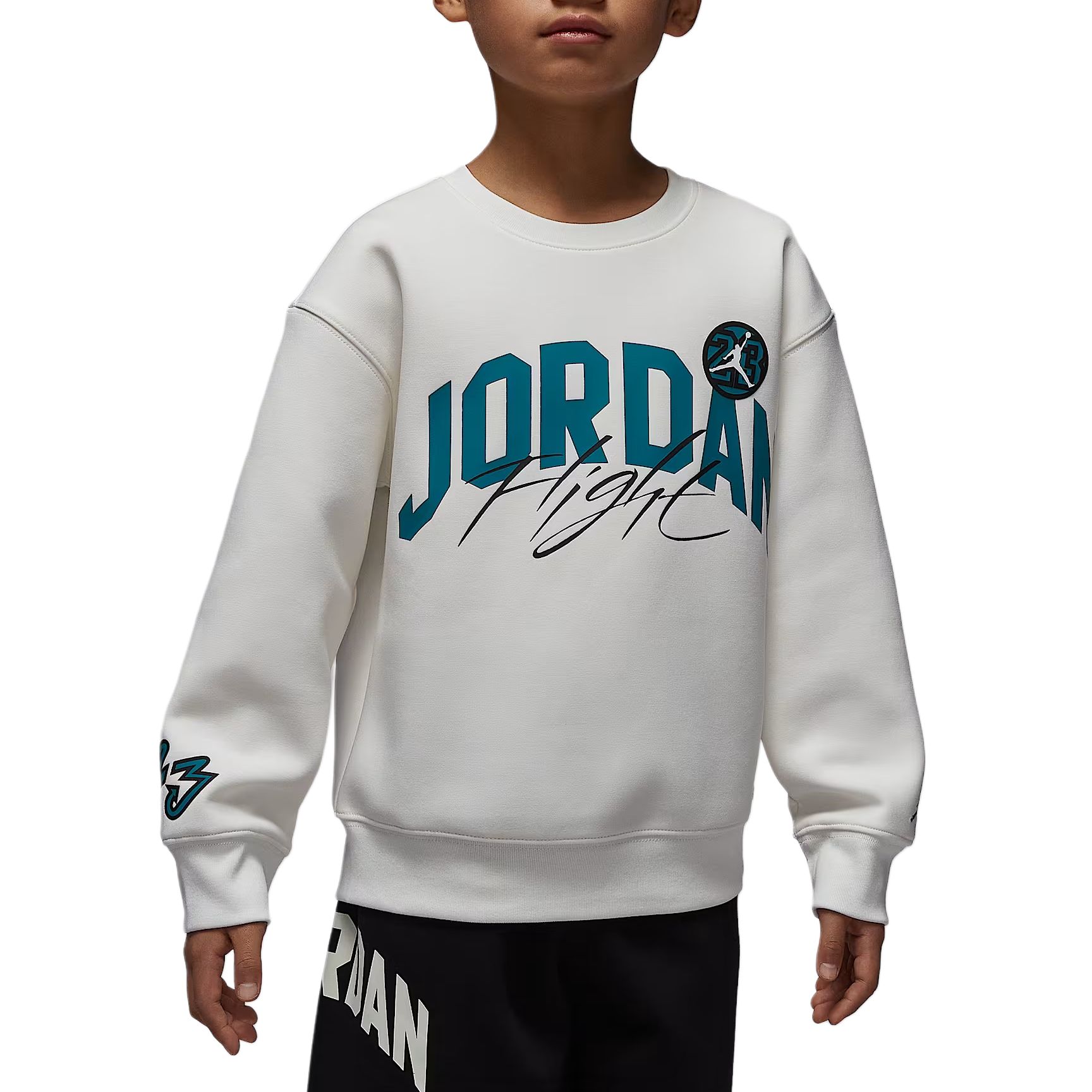 

Jordan Sweatshirt Ss26 Dynasty Interlock Flight Crew Neck Knit Soft Long Sleeve Kids Kids sweatshirts IU5311-133 S