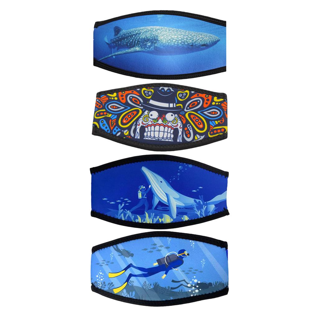 Neoprene Mask Straps Cover Swimming Dives and Snorkels Mask Straps Comfortable NonSlip Hair Protector Wrap Easy To Use