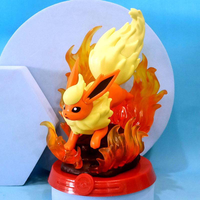 Anime Funism Adventure Eevee Family Suit Jolteon Sylveon Action Figure Collection Model Kids Toy Gift Replica