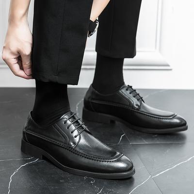 Klassische Herren Derby Schuhe Luxuriös Bequem Modisch Kleine Lederschuhe Herren Business Büro Marke Formelle Schuhe Größen 38-46