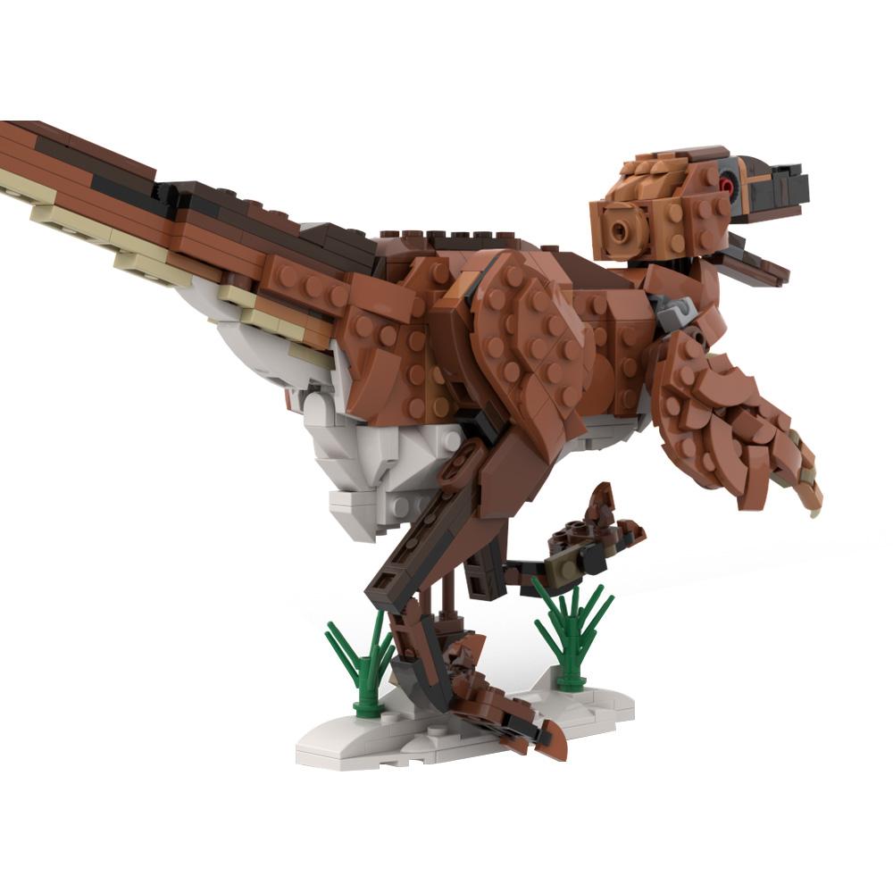 MOC Velociraptor mongoliensis Bausteine Spielzeug Geschenk