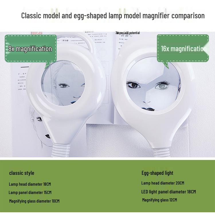 Eyelash LED Beauty Salon Shadowless Floor Lamp for Microblading, Manicure, Eyebrow Tattoo