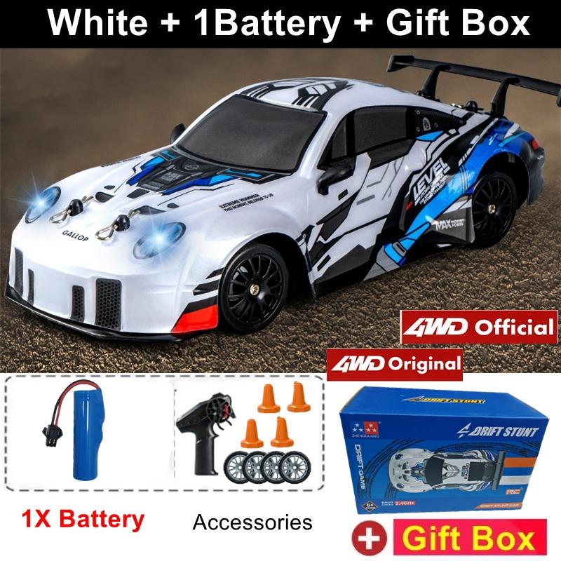

Rc Drift Car With Led Light 2.4g Radio 20km/h High Speed Remote Control Racing Cars Vehicle Model Toy Gift For Boy Girl Kid
