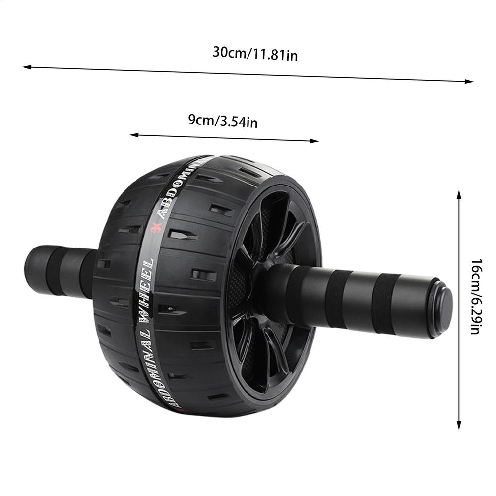 Abdominal Muscle Roller ABS Abdominal Tonic Home Fitness Equipment with Knee Pad for Core Strength Training Abdominal Exercise