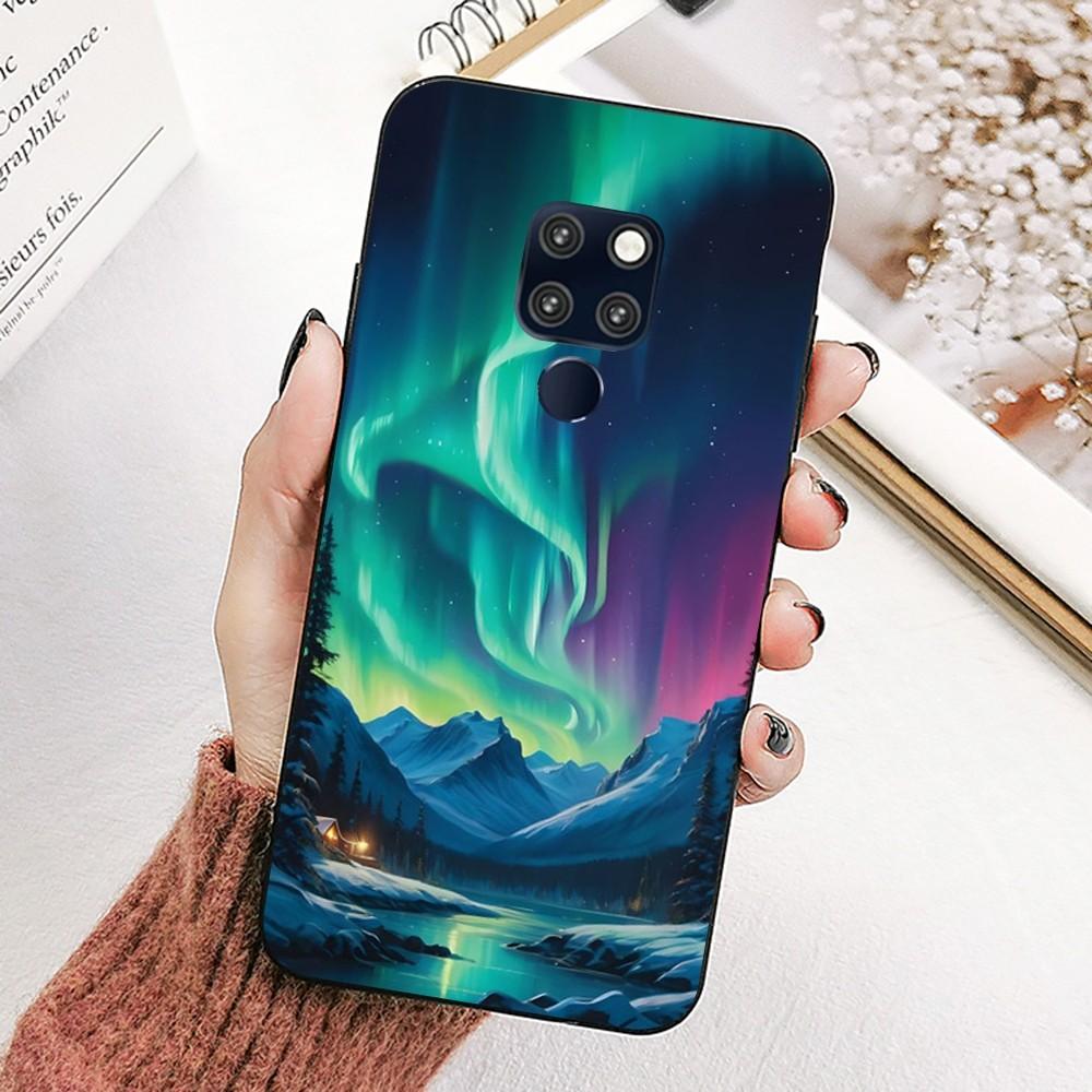 Beautiful Northern Lights Phone Case For Huawei Mate 10 20 30 40 50 Lite Pro Nova 3 3i 5 6 SE 7 Pro 7SE