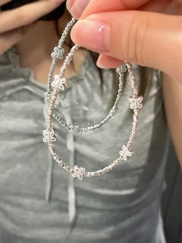 

Корейський срібний браслет-метелик з Дондемуна: Високодизайнерські розкішні жіночі прикраси