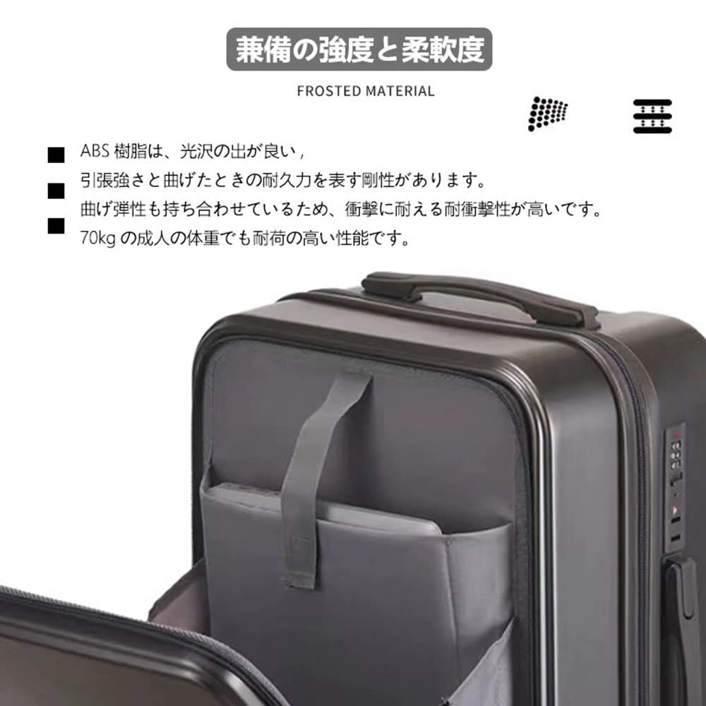 Carry Carry Front Open Rolling Domestic Travel for 1 To 3 Ultra Double 360 Degree XL02 [MORGEN SKY] Suitcase, Bag, Case, Type, Back, Suitcase,