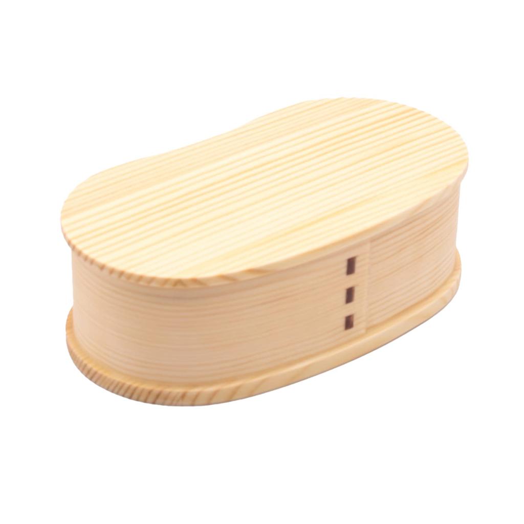 Wakayama Touge no Wappa Meshi Bento Box Store Wappa Bento Box Magewappa Bento 17 x 9 Lunch Single Bean (Wakayama Store) Box, Wooden, cm, Box, Tier,