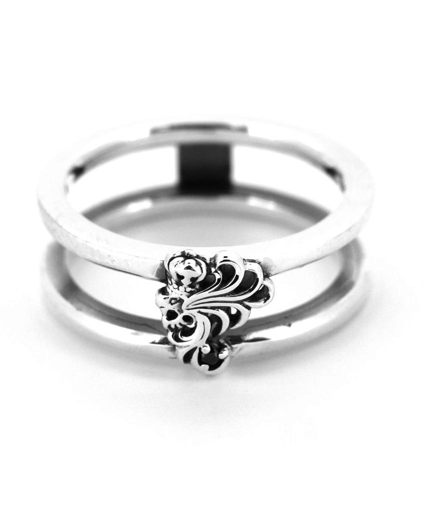 Lionheart Arabesque Slide Silver "HOWL" Ring/925