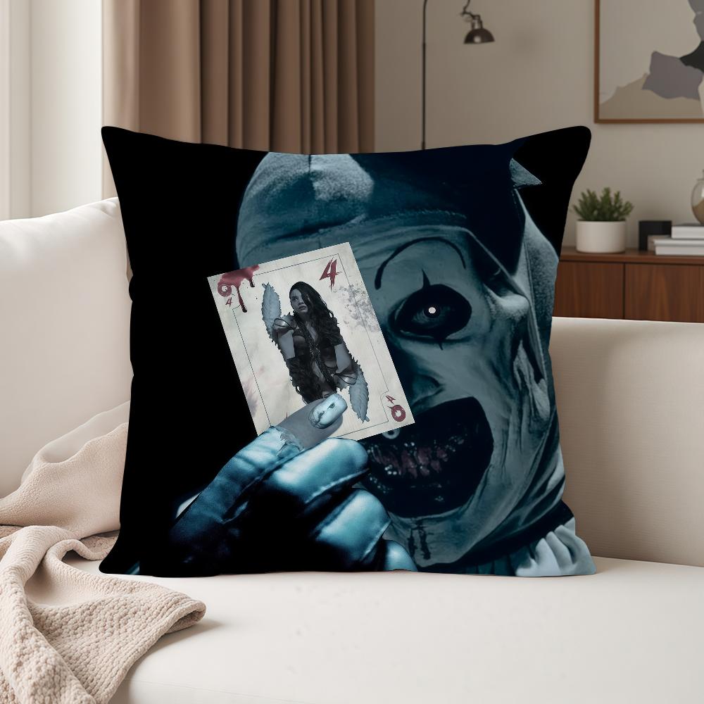 Film Funny TTerrifier 4 Horror Pillow Case Suitable For Bedrooms Living Rooms Cars Home Decoration