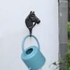 WTEMPO Cast Iron Retro Horse Shaped Hooks Wall-mounted Decorative Hooks Household Coat and Hat Hooks Outdoor  Indoor Use Yard Garden Farm Villa Hooks