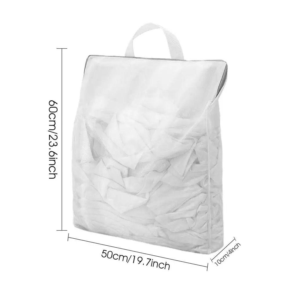 Zipper Mesh Laundry Bag Hanging Storage Clothes Wash Bags New Laundry Basket  for Washing Machines