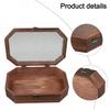 Solid Wood Decorative Organizer Box for Small Accessories and More