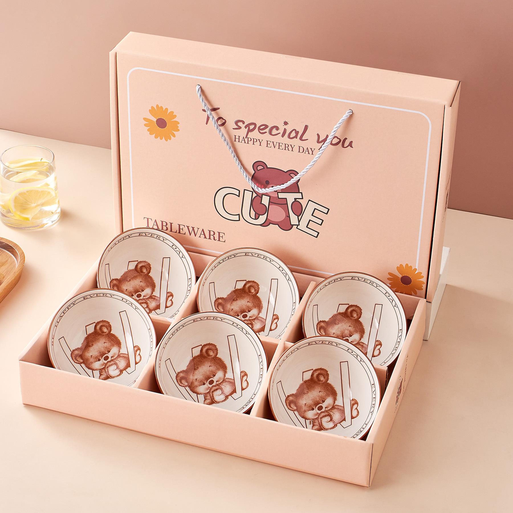 

Longnian керамическая посуда, чаша, палочки для еды, костюм, набор чаш, подарок на открытие мероприятия, небольшой подарок, партия, набор посуды, костюм