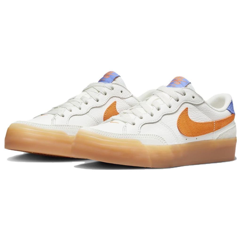 Nike Zoom Pogo Plus Premium SB White Mandarin Gum Women Sneakers Summit-White Light-Silver Polar FB2812-100