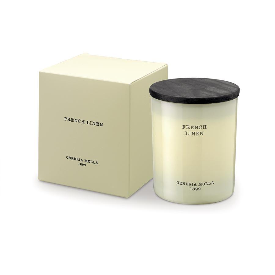 Vela Aromática 230g Lino Francés Cereria Molla