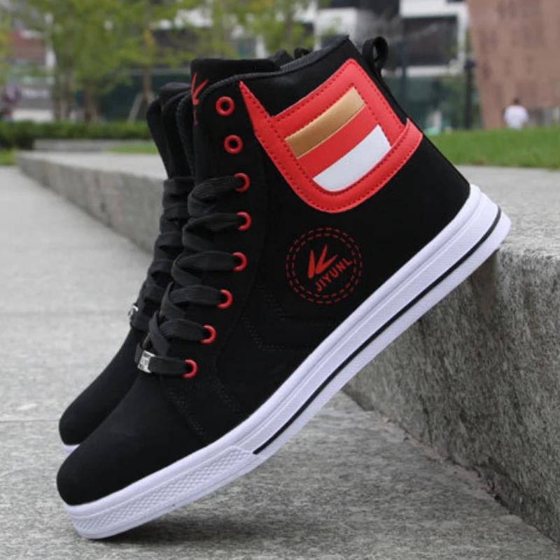 Men's Sneakers High-top Casual Shoes Lightweight Shoes for Men Fashion Hip Hop Walking Shoes Flat Plus Size Men Vulcanized Shoe