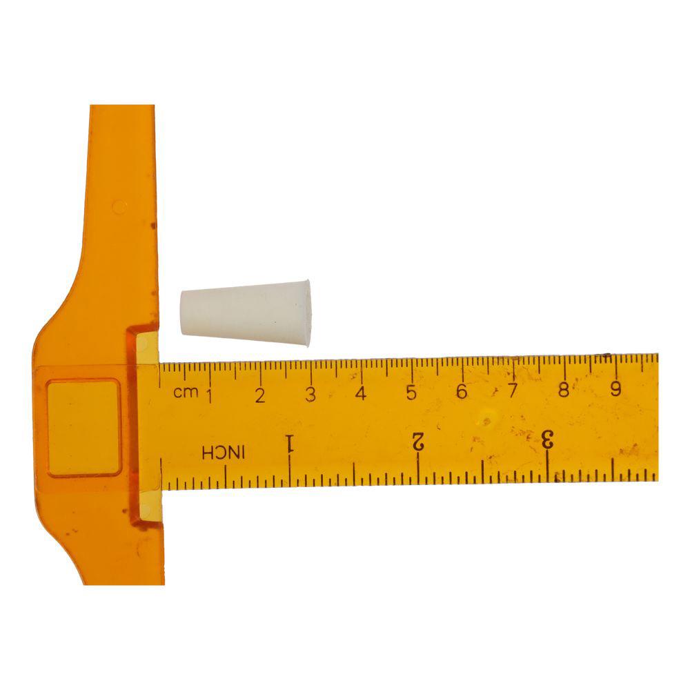 8-12mm Silicon Rubber Stopper Drilled Silicone Stopper Plugs Durable   for Flask Test Tube Stopper