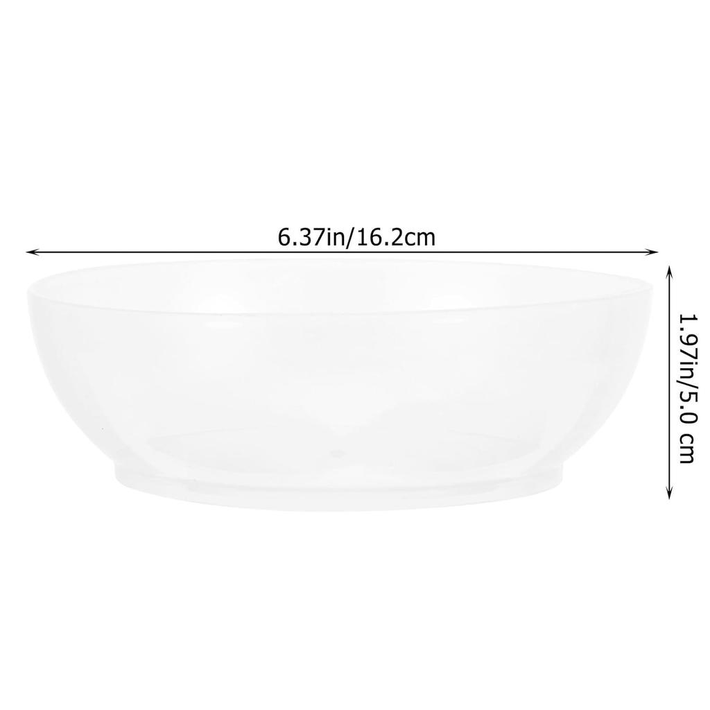 Transparent Kitchen Scale Plate for Weighing Food 6.37 Inch Abs Plastic Tray for Cooking Baking and Meal Prep with Convenient Pouring Design
