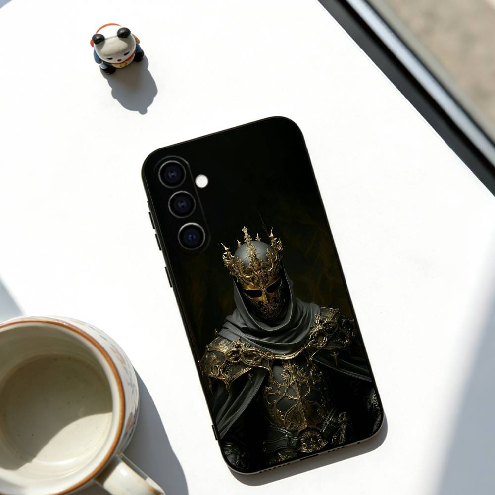 Knight Phone Case Black Silicone Soft For Samsung Galaxy A73,A72,A71,A70,A53,A52,A51