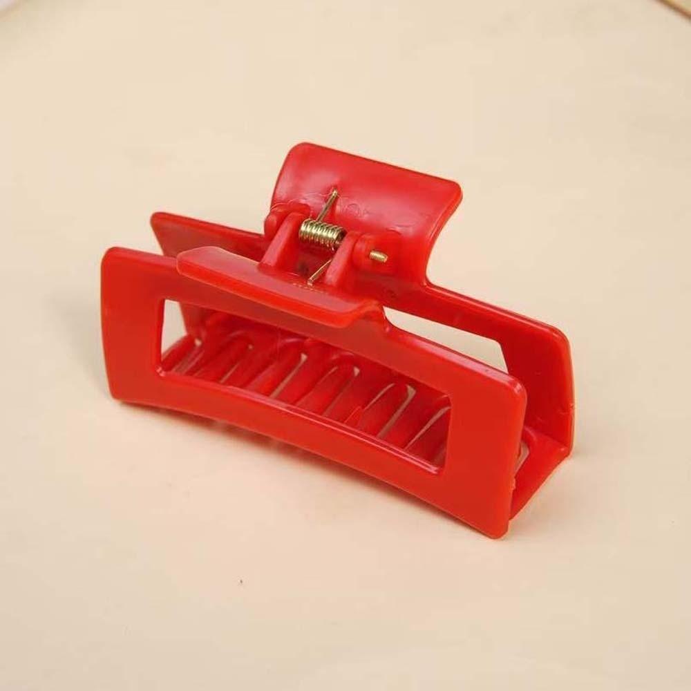 

Korean Style Silicone Shark Clip Safe Solid Color Shark Clip Straight Line Shaped Hair Claw Work Style 3