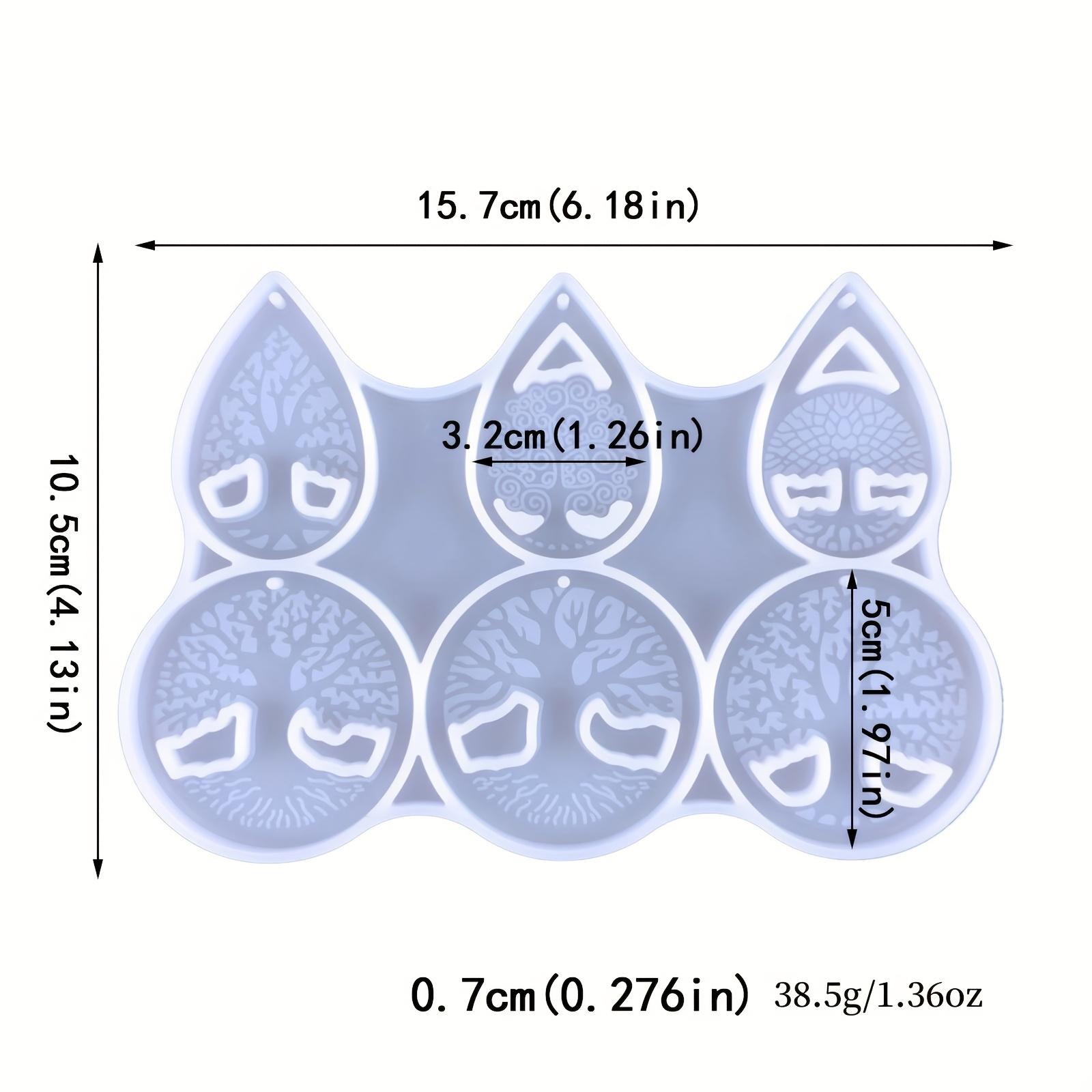 

1 шт. Подвески-серьги из смолы Древо Жизни, силиконовые формы для DIY смолы, эпоксидной смолы, форма для брелка Древо Жизни, домашнее украшение, подвеска для сумки