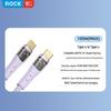ROCK Z21 100W Type-C to Type-C Transparent Fast Charging Cable