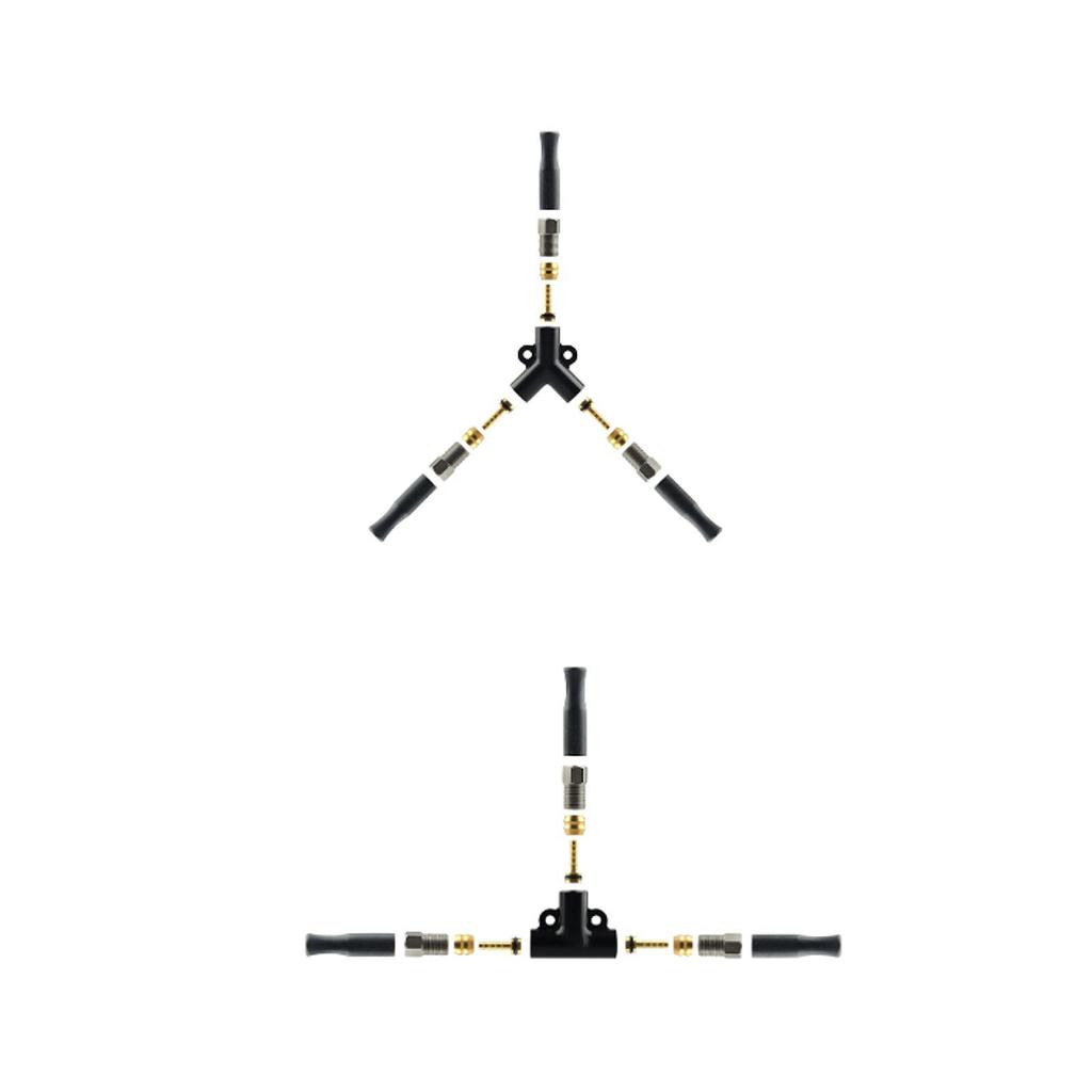 Hydraulic Oil Splitter Connector Tricycle Brake Parts Sturdy Fine Performance Attachment Hydraulic Brake Oil Pipe Connector