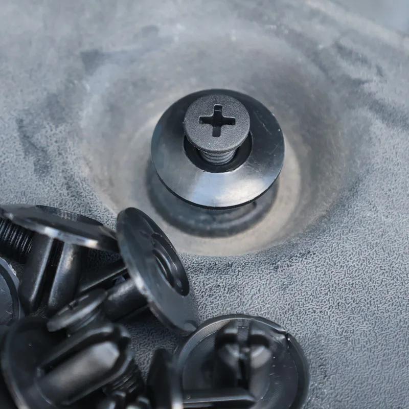 Rivets Black Clip Fasteners Universal 8mm Plastic Rivets Fasteners Car Accessories 50/100pcs Car Bumper Guard Fasteners Screws