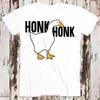 Honk Goose Duck Animal Best Seller T Shirt 8535 Vintage Washed Soft Stylish Unisex Stretched Slightly Fashion Casual Breathable