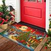 1Pcs Anti Fatigue Kitchen Rugs Christmas Snowman Waterproof Non-Slip Thick Cushioned Kitchen Mat Heavy Duty Comfort Standing Mat for Kitchen