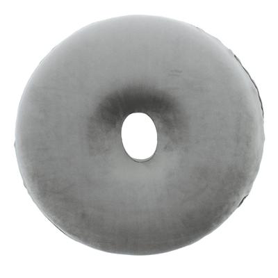Merry Night Cushion Memory Foam Seat Cushion Gray Diameter Approximately 40cm Chair Pad Urethane Donut Shape Living Room Cushion Work from Home Home