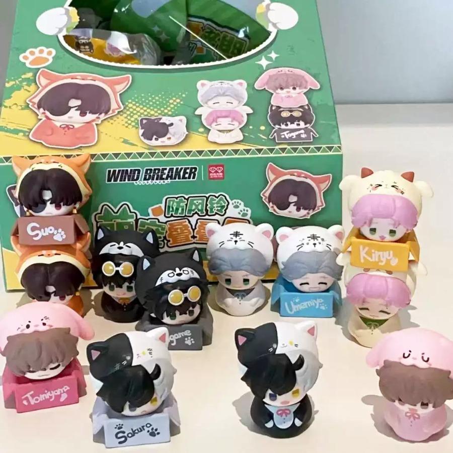 WIND BREAKER Meng Chong Die Die Le Series Stackable Figure Hot Meng Chong Die Die Le