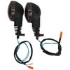 1 Pair Left Right Motorcycle Turn Signal Light LED Indicator Blinker Lamp Replacement for NINJA 250R KLX 250SF