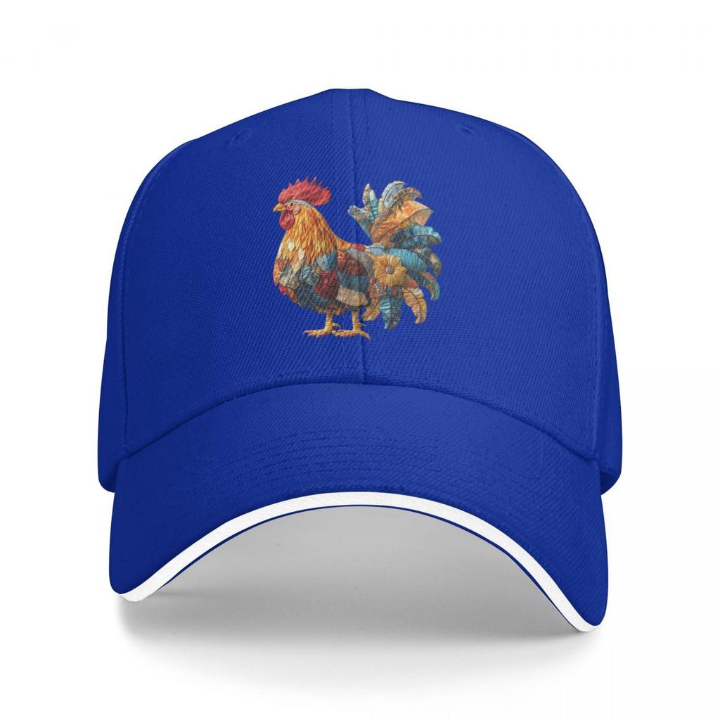 Unisex Baseball Hats Lifelike Rooster Denim Chicken Outdoor Streetwear Summer Sports Baseball Caps Hip Hop Cap Casquette Hats