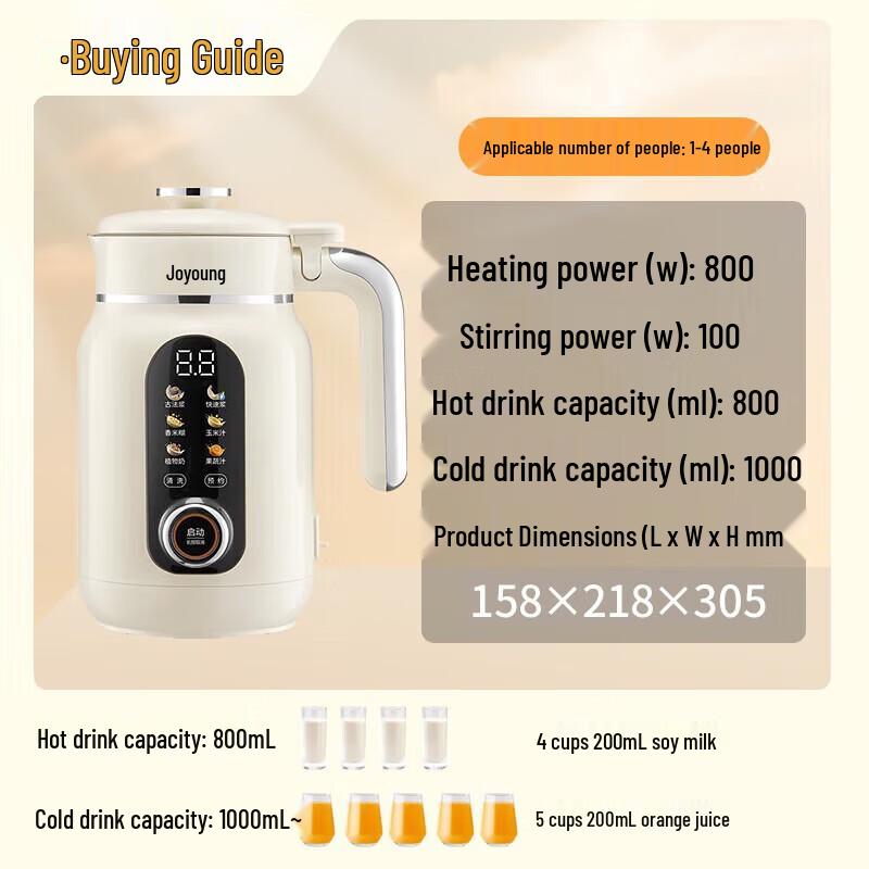 Joyoung D5 Automatic Soy Milk Maker & Blender