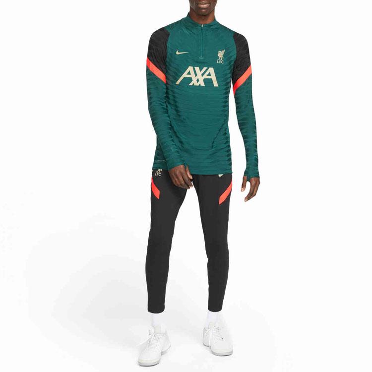 Nike Training Long Sleeve Football Jersey AU Player Edition 21-22 Season Liverpool Men Jersey Jade-Green DB0195-376