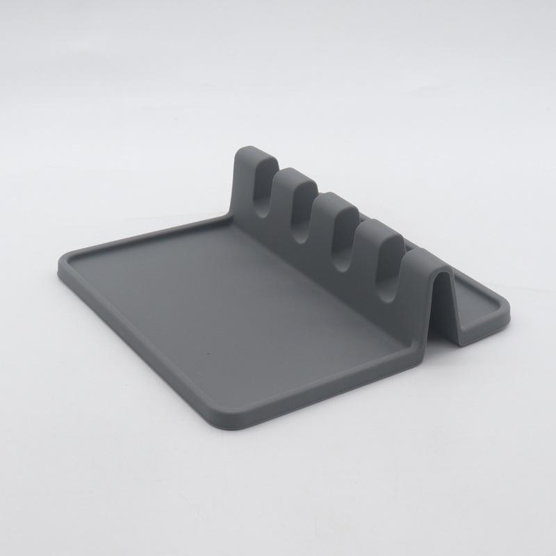 Silicone Pot Holder & Spoon Rest - Kitchen Countertop Mat & Lid Stand