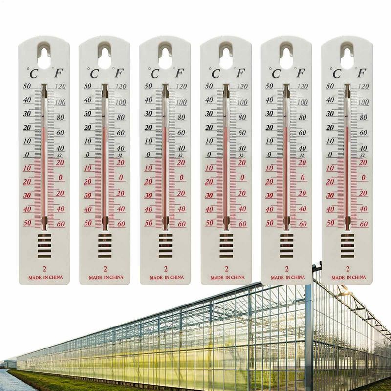 

Home Thermometers Gauge 6PCS/set Wall-mounted Temperature Gauge Meter Accurate For Indoor Home Garage Warehouse CN