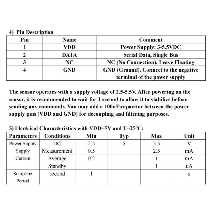 YYS Air Conditioning Sensor Temperature And Humidity Sensor HRTM-D11