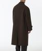Musinsa Standard Cashmere Blend Oversized Balmacaan Coat [Baroque Brown]