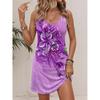 Women's Mini Dress Sun Dress A-line Dress Summer Dress Vacation Casual Daily Fit Flower Pattern Abstract Sleeveless U-Neck