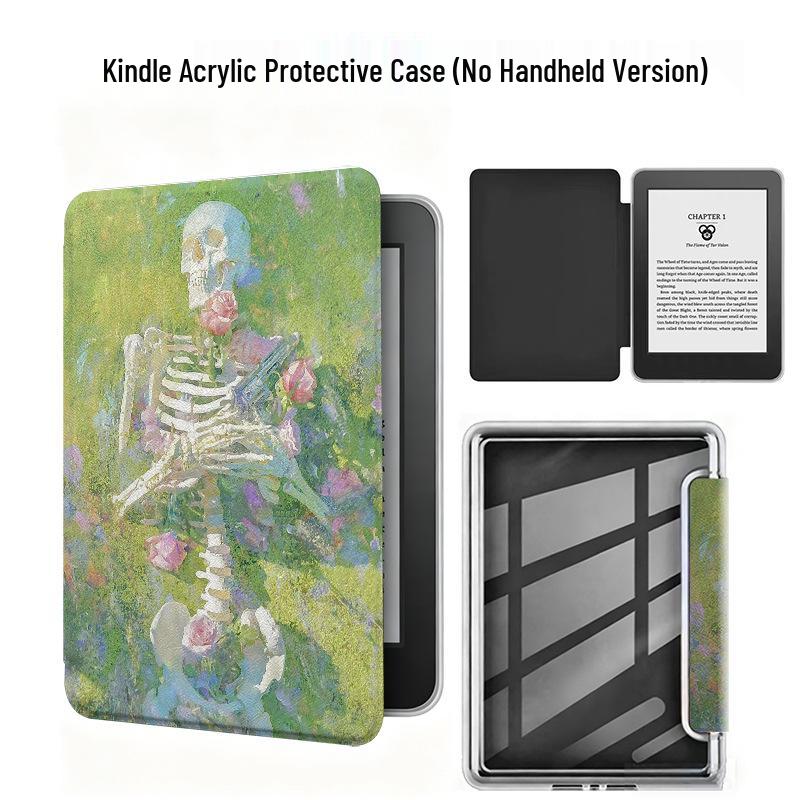Magnetic Detachable Sleep Case: Compatible with Kindle Paperwhite KPW1-6 Acrylic/Silicone, Kobo.