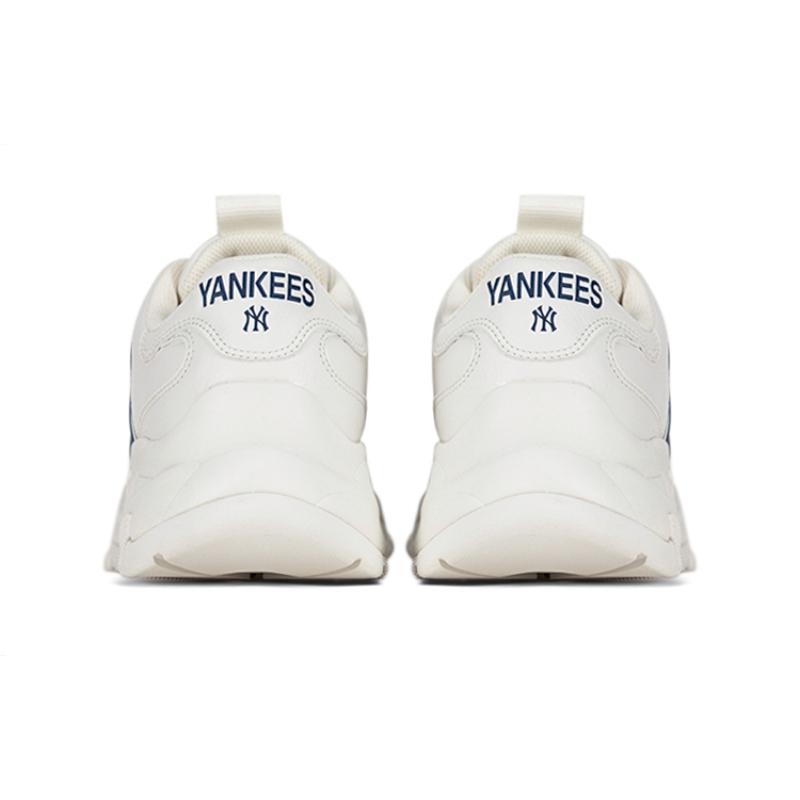 MLB Sneakers Chunky 3D a Palla Grossa New York Yankees Basse Unisex Bianche 3ASHBCW3N-50WHS