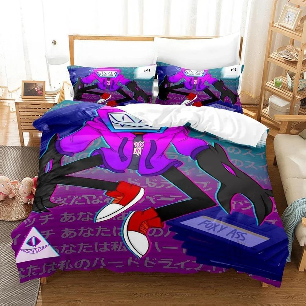 3D Druck Anime Pyrocynical Bettwäsche Set Einzelbett Twin Full Queen King Size Bett Set Erwachsene Kind Schlafzimmer Bettbezug Sets Heimtextilien