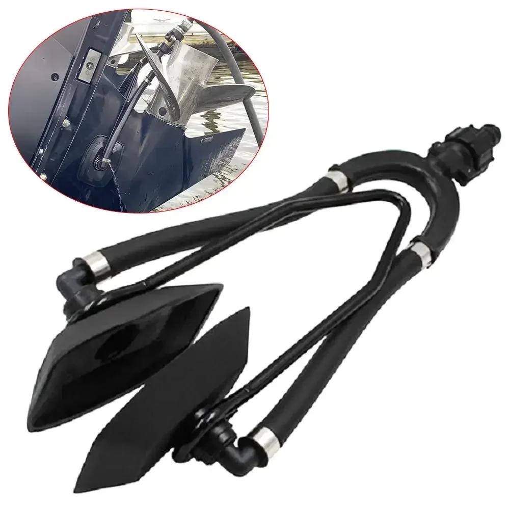 Clătit orizontal universal pentru motor exterior pentru bărci Clătiți nisipul sarea Clătit motor pentru bărci marine Manșoane mari dreptunghiulare pentru urechi