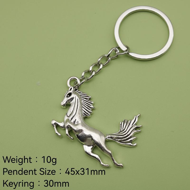 1Pc Sporty Western Cowboy Hat Boots Horse Keychain Men'S Key Chain Bag Pendant Charm Key Ring