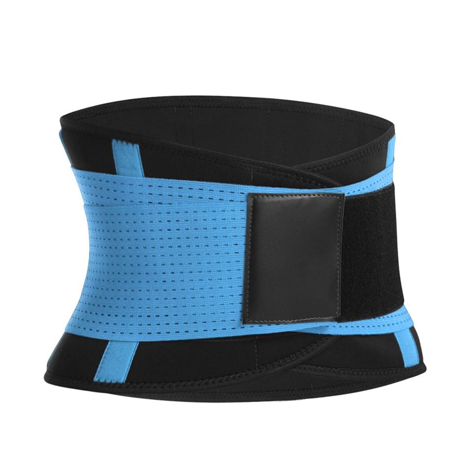 Taillen-Trimmer-Gürtel für Männer und Frauen, Lendenwirbelstütze, Fitnessstudio, Fitness, Gewichthebergürtel, verstellbarer Bauch-Taillentrainer